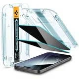 Glass tR EZ Fit (Privacy) 2 Pack, transparency - iPhone 15 Pro Max