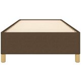  Posteljni okvir temno rjav 90x190 cm blago, (20795087) | Shoptok.si