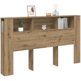  Uzglavlje s ormarićem boja hrasta 180x18,5x102,5 cm drveni | shoptok.hr