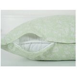 B.E.S. Zelena posteljina za krevet za jednu osobu od krepa 140x200 cm Green Flowers – | shoptok.hr