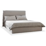 Miuform Bež tapecirani bračni krevet s podnicom 140x200 cm Sleepy Luna - Cijene