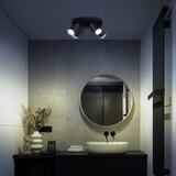  LED RGBW prigušiva kupatilska ugradna spot svetiljka TURYN 4xGU10/6W/230V IP44 crna | Eponuda.com
