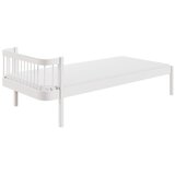 Molarem Home Drveni dječji krevet LOVE - bijeli - 190x90 cm - bez madraca | shoptok.hr
