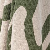 Bloomingville Zelena odeja iz mešanice bombaža 130x160 cm Dalmine – | Shoptok.si