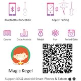 Magic Motion Kegel Master - Smart geisha ball duo (ljubičasta) | shoptok.hr