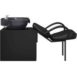  Stolica za šampon Crna 136 x 60 x 92 cm PVC | shoptok.hr
