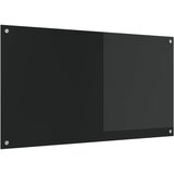  Kuhinjski zid Crna 110 x 60 cm Staklo otporno na udarce | Shoptok.si