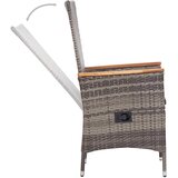  3-dijelni vrtni blagovaonski set s jastucima sivi | shoptok.hr