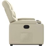 vidaXL Naslonjač na podizanje od umjetne kože krem | shoptok.hr