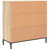 vidaXL Strani šal sonoma hrast 79.5 x 33 x 82 cm Konstruiran les | Shoptok.si