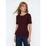 Sinsay Bluza u stilu pulovera s viskozom i volanom | shoptok.hr