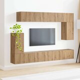  Komplet TV omaric 5 pcs Umetni hrast Konstruiran les - - Rjava - 83.33 - 98 x 31 x 29,5 cm - 2025-vidaXL-Uvoz_2 | Shoptok.si