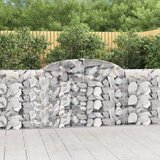 Lučne gabionske košare 12kom 300x30x100/120cm pocinčano željezo | shoptok.hr