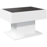  Stolić za kavu s LED bijeli 70x50x45 cm od konstruiranog drva | Eponuda.ba