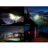 Fenix HM61RV30 - LED prigušiva punjiva čelna lampa LED/USB 4000 mAh IP68 1800 lm 400 h crna | Eponuda.com