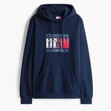 Tommy Jeans TJM REG RWB FLAG HOODIE Plava Cijene
