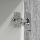 vidaXL Viseča omarica Riga Sonoma hrast in bela 50 x 31 x 100 cm | Shoptok.si