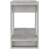 Ormarić za knjige / sobna pregrada boja betona 80 x 30 x 51 cm | Eponuda.com