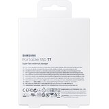 Samsung SSD T7 External 2TB, USB 3.2, 1050/1000 MB/s, included USB Type C-to-C and Type C-to-A cables, 3 yrs, metallic red, EAN: 8806090312441 | shoptok.hr