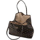 Guess Nakupovalna torba 'VICTTORIA' svetlo rjava / temno rjava | Shoptok.si