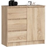 AKORD Jerry Komoda, 1 Vrata In 3 Predali, Hrast Sonoma, (5000332107) | Shoptok.si