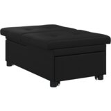  Kauč na razvlačenje 3-u-1 crna tkanina | shoptok.hr