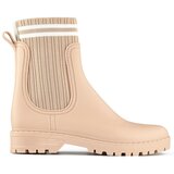 primohurt Beige women's Wellington boots with an elastic sock upper | shoptok.hr