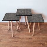 Hanah home 3Shp329 - Anthracite Anthracite Nesting Table (3 Pieces) | ePonuda.com