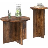  Set pomoćnih stolića 2 pcs Dimljeni hrast Konstruirano drvo | Eponuda.ba