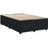  Krevet box spring s madracem crni 120 x 190 cm baršunasti | shoptok.hr