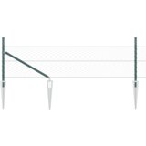 vidaXL Heksagonalna Ograda Zelena 0.5x10 m Čelik | shoptok.hr