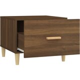  Stolić za kavu smeđa boja hrasta 50x50x40 cm konstruirano drvo | shoptok.hr