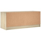 TV ormarić sa staklenim vratima boja hrasta sonome 102x37x42 cm | shoptok.hr