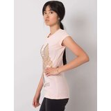 ex moda T-shirt-EM-TS-ES-21-533.16-light pink | Shoptok.si