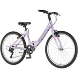 Venssini bicikl junior 24 parma alu 24" alu 14" v-brake 6 brzina 132-155cm (xs) ljubičasti 1242061 | Eponuda.com