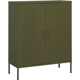 Furnova Omara za shranjevanje olivno zelena 80x35x101,5 cm jeklo, (21955923) Cene
