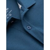 Ombre BASIC men's single color pique knit polo shirt - dark blue | Shoptok.si