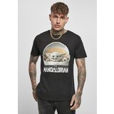 Mister Tee Baby Yoda Mandalorian Logo Tee Black | shoptok.hr