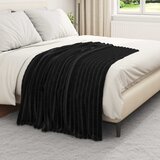  Pokrivač Crna 150 x 130 cm Runo | shoptok.hr