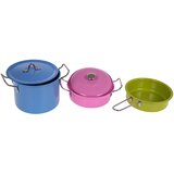  Set metalnih lonaca za igru + dodaci - šareni | Shoptok.si