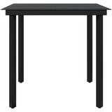  3-dijelni vrtni blagovaonski set s jastucima sivo-crni | shoptok.hr