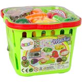  Košara s sadjem in zelenjavo za rezanje + tehtnica za igro - siva/zelena | Shoptok.si
