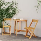 vidaXL set od 3 dijela skloppivih bistroa od čvrstog drva bagrem | shoptok.hr