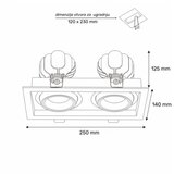 Dawn led svetiljka DYF-02 50W 4000K bela | ePonuda.com