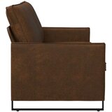 SOFA za 3 osobe Smeđa 190 x 81 x 82 cm Umjetni sued | shoptok.hr