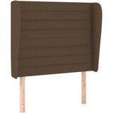  Box spring postelja z vzmetnico temno rjava 100x200 cm blago, (20898635) | Shoptok.si