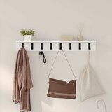  Vješalica za kapute na zidu Zidne Bijelo 80 x 10,5 x 10,5 cm | shoptok.hr