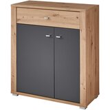 XORA omara za čevlje barve grafita, hrast artisan | Shoptok.si