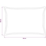  Presvlaka za jastuk 6 kom. HOUTEN Smeđa 40 x 60 cm Kord | shoptok.hr