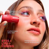 3INA The No-Rules Stick Mini večnamenski svinčnik za oči, ustnice in lica odtenek 244 - Red 3,5 g | Shoptok.si